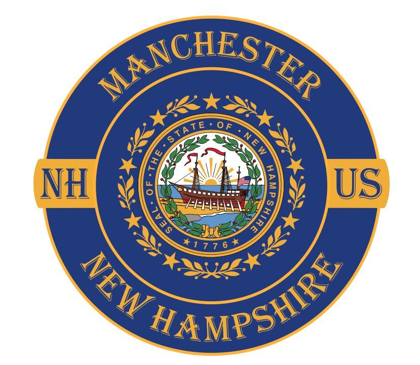 Manchester New Hampshire Sticker Decal A590