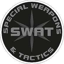 Swat Reflective Vinyl Decal Car Laptop Sticker Police Sheriff Deputy Trooper