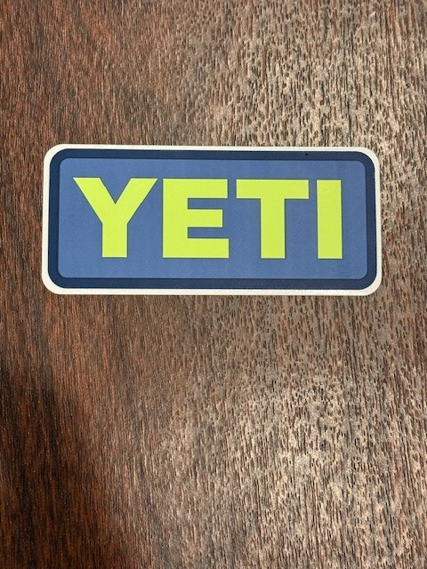 NEW – YETI Authentic Stickers – Your choice of colors FREE Shipping!