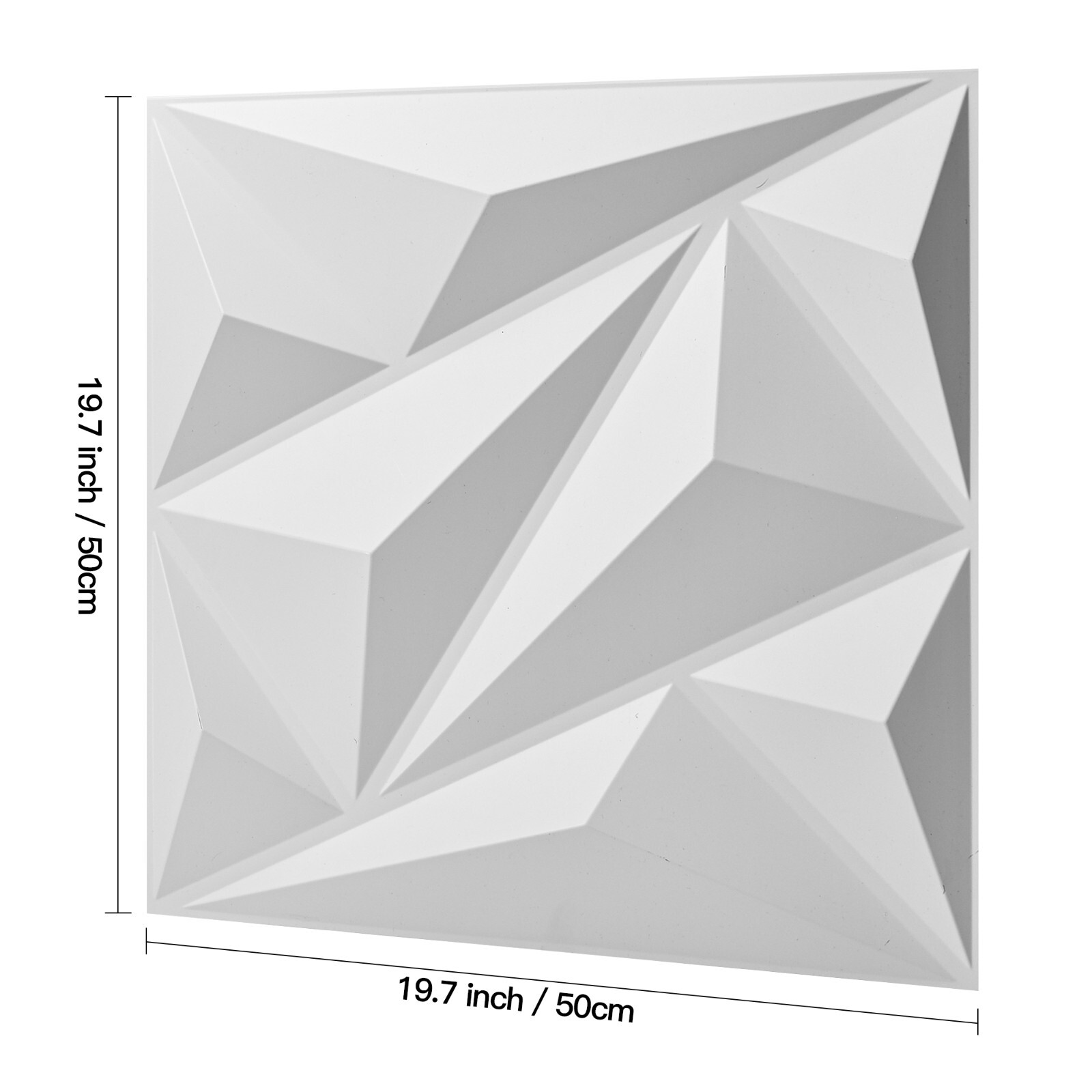 Art3d Dimensionally cut PVC ceiling and wall panels,12 pack or 33 pack