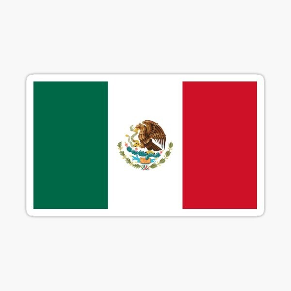 mexican flag Sticker decal vinyl car/truck/laptop/ tumbler waterproof
