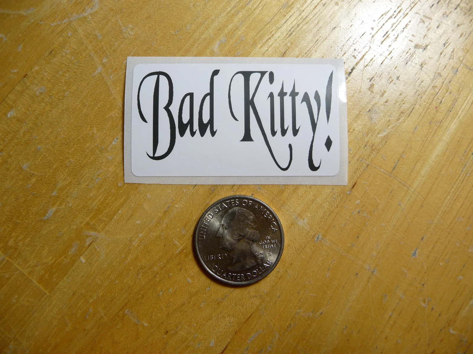 BAD KITTY STICKER DECAL 1 – 50 BULK PACK FUNNY GIRL WOMAN PET SEXY