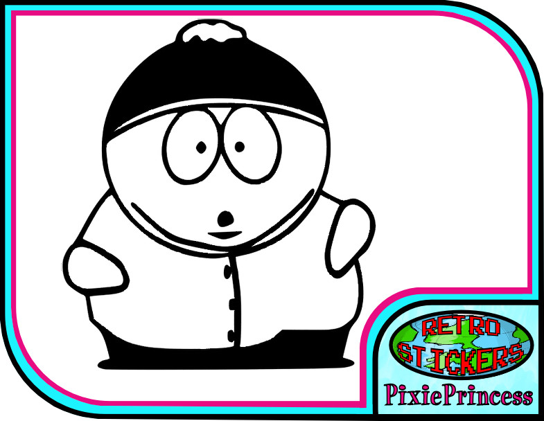 South Park Cartman Funny A Vinyl Sticker Vehicle Car Bike Wall Window Cartoon