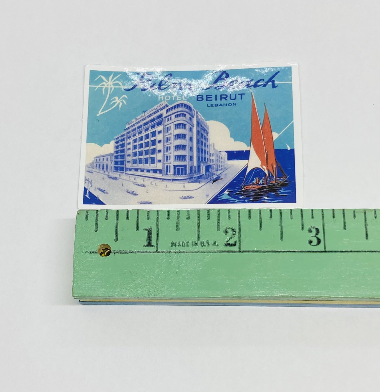 Palm Beach Hotel Sticker Beirut Lebanon Art Decal Vinyl Travel Souvenirs Tc6