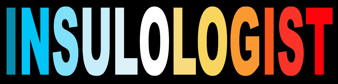 Insulologist with multi-colored letters, CI-10