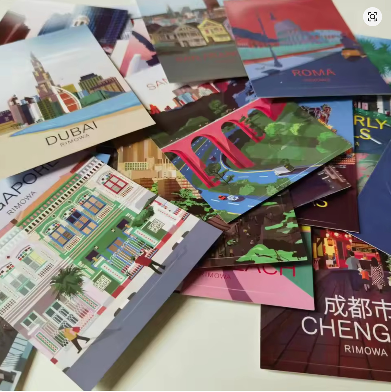 🌍 RIMOWA City Stickers – Collection 1