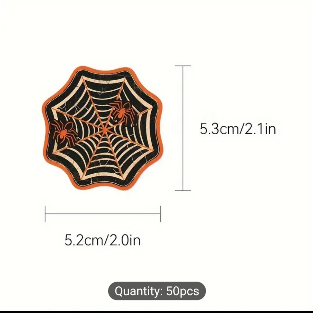 10 PCS Halloween Gothic Retro Vintage Spooky Scary Season Stickers BRAND NEW
