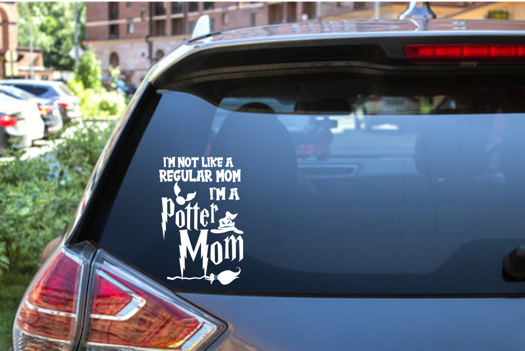 Potter Mom Vinyl Decal – Unique Gift for Cool, Creative Moms – 6135