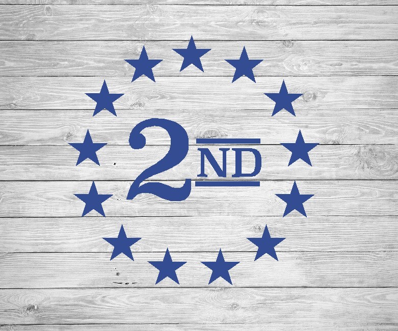 2nd Amendment 1789 stars sticker decal DTOM 2A US America