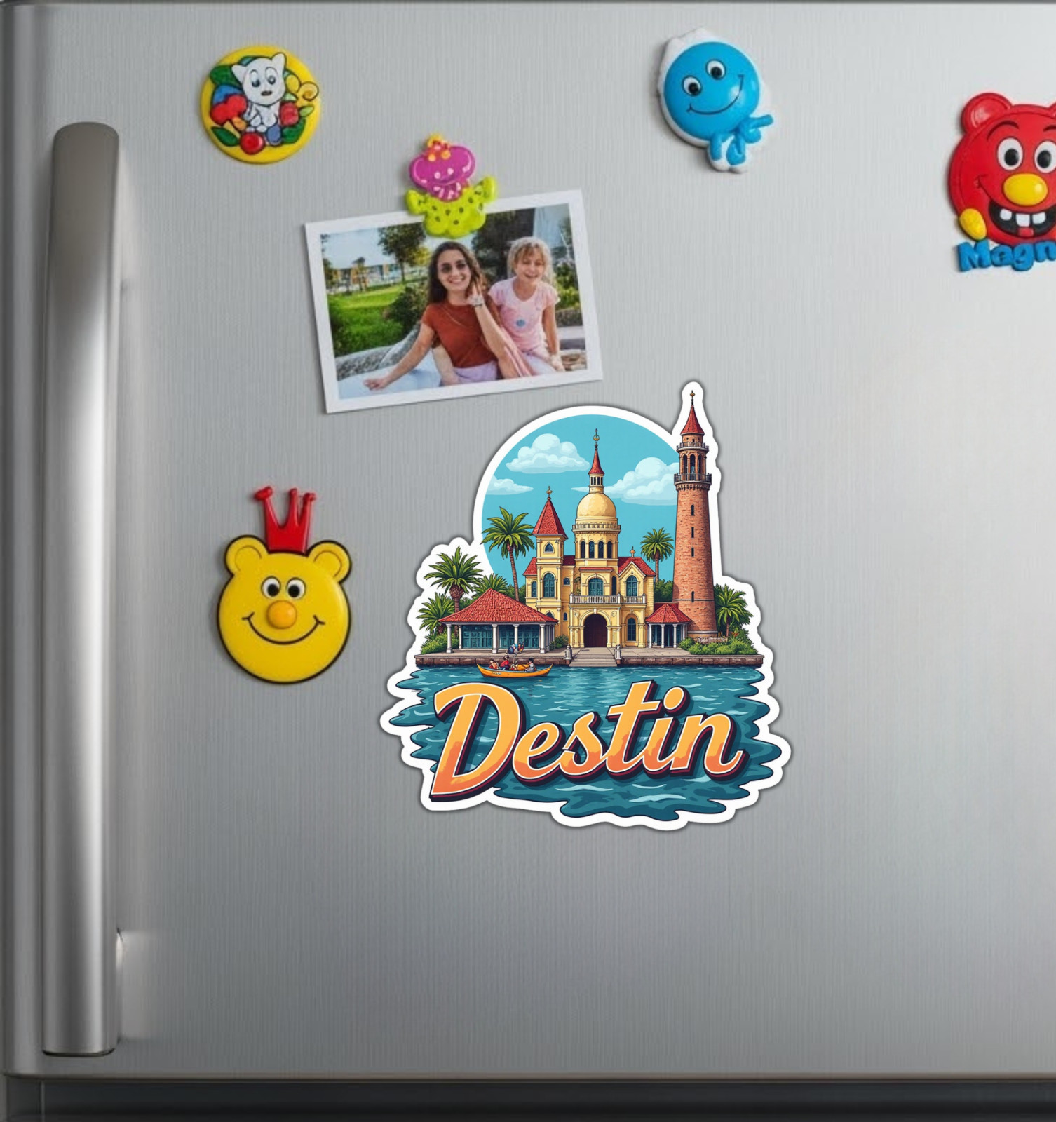 Destin Florida Fridge Magnet or Laptop Sticker