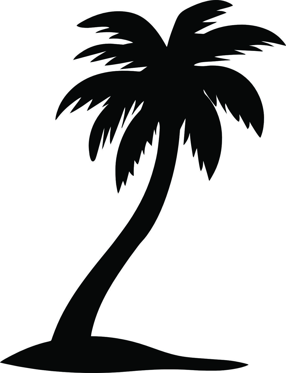 Vinyl Decal Palm Tree Style #6 Transfer Sticker Premium Quality Outdoor Vinyl
