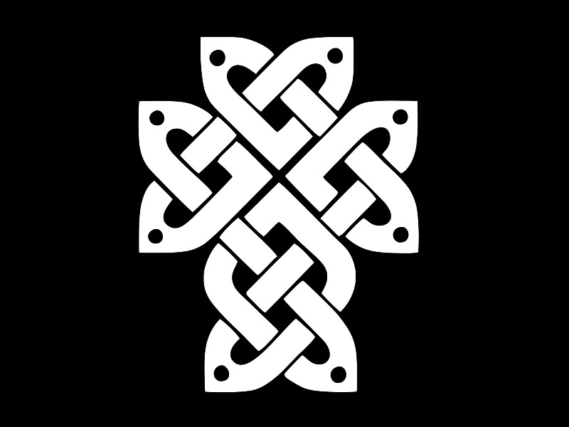 CELTIC KNOT CROSS Vinyl Decal Car Sticker Wall Truck CHOOSE SIZE COLOR