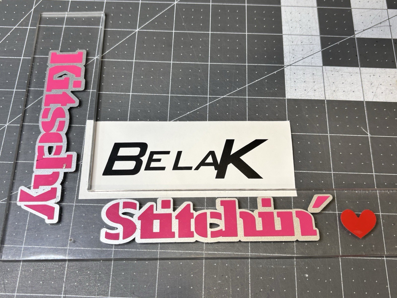 Belak Logo Die Cut Vinyl Decal Many Sizes/50+ Colors Auto Industries Rims