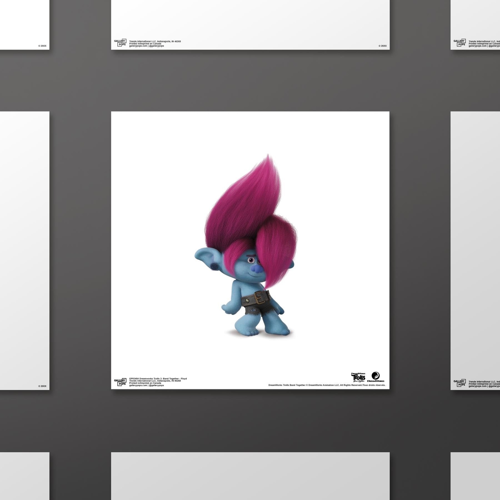 Trends International Gallery Pops Trolls Band Together – Floyd Wall Art Wall …