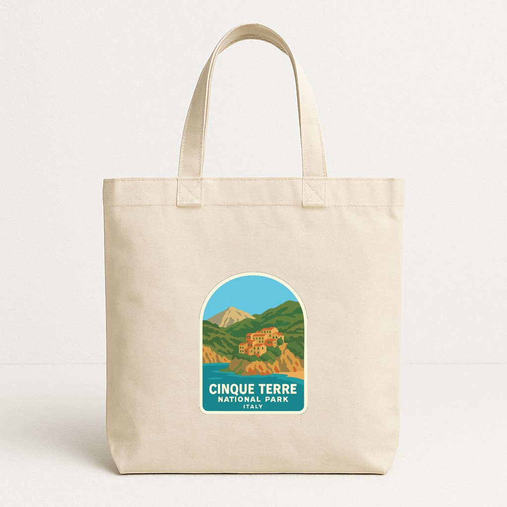 Cinque Terre Italy Iron On Heat Transfer Vinyl HTV Die-Cut World National Parks