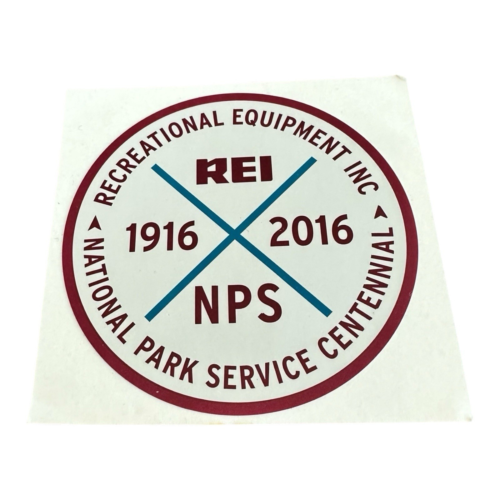 REI 1916-2016 National Park Service Centennial Sticker Decal – Outdoor 3.25 inch