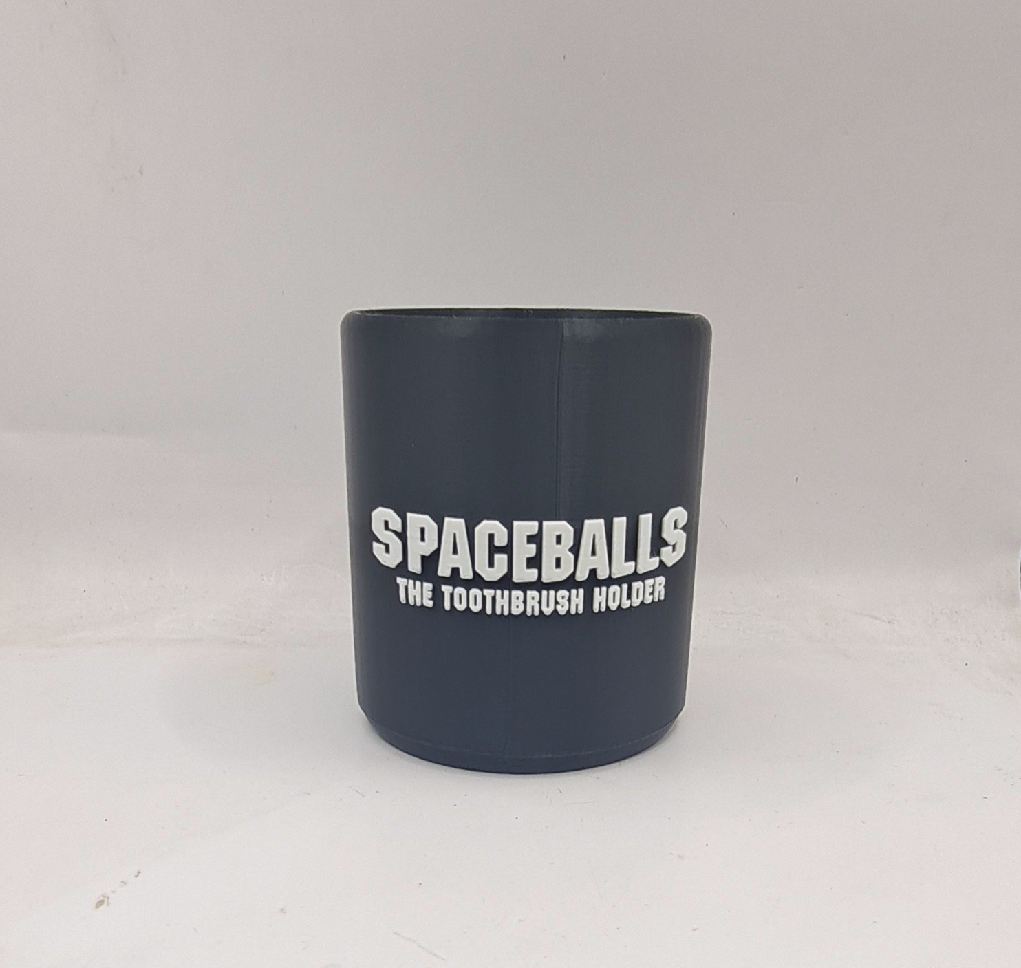 1987 Movie Spaceballs Soap Dish Toothbrush Holder Logo Sign Desk Shelf Home Art
