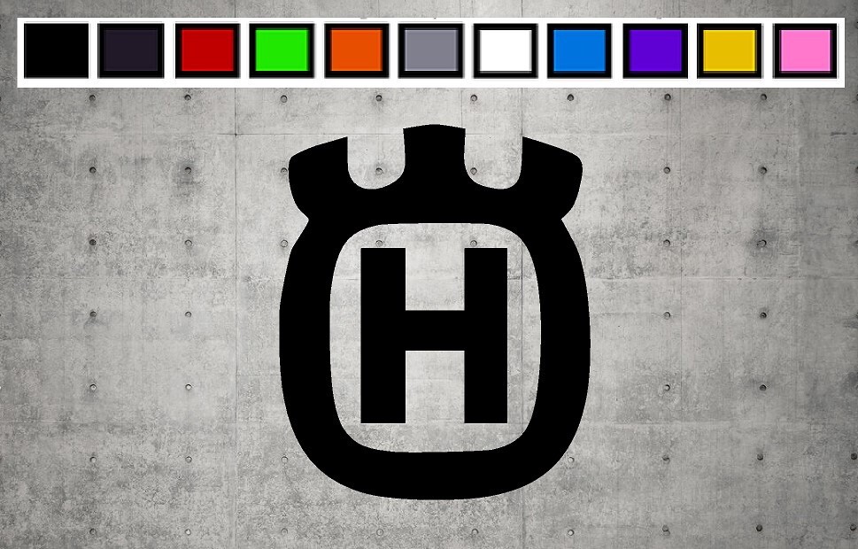 HUSQVARNA LOGO Vinyl Decal Sticker Emblem Car Truck Window 4" 6" 8"