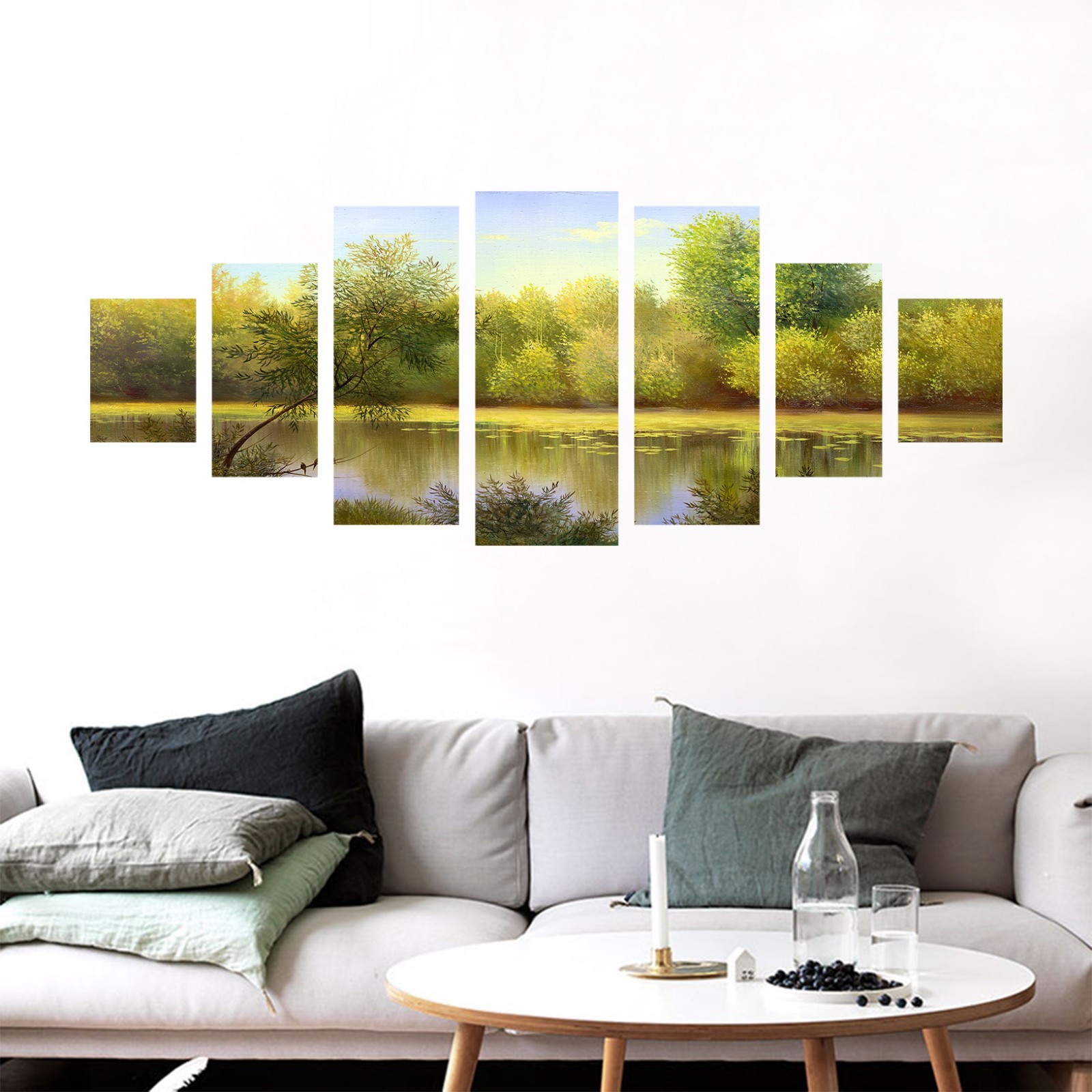 3D River Forest 72 Unframed Print Wall Paper Decal Wall Deco Indoor AJ Jenny