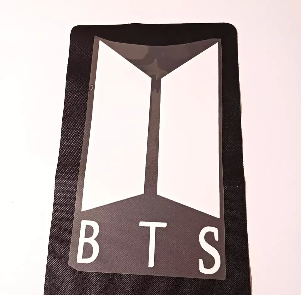 K-pop BTS Sublimations Stickers easy to Iron On T-shirt (3 Pack)