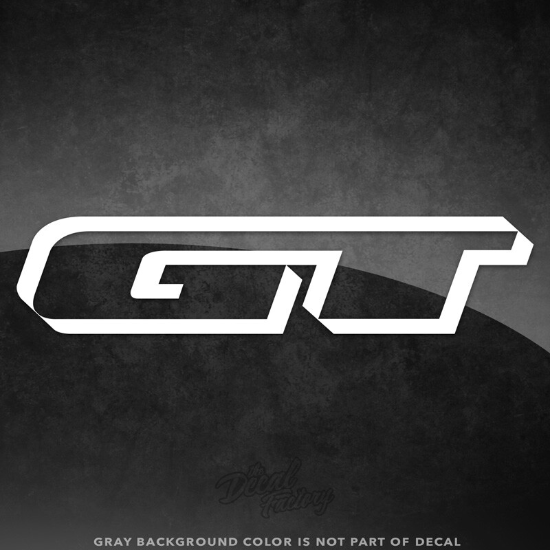 GT Bicycle Display Logo Vinyl Decal Window Sticker Car Truck Road Bike BMX