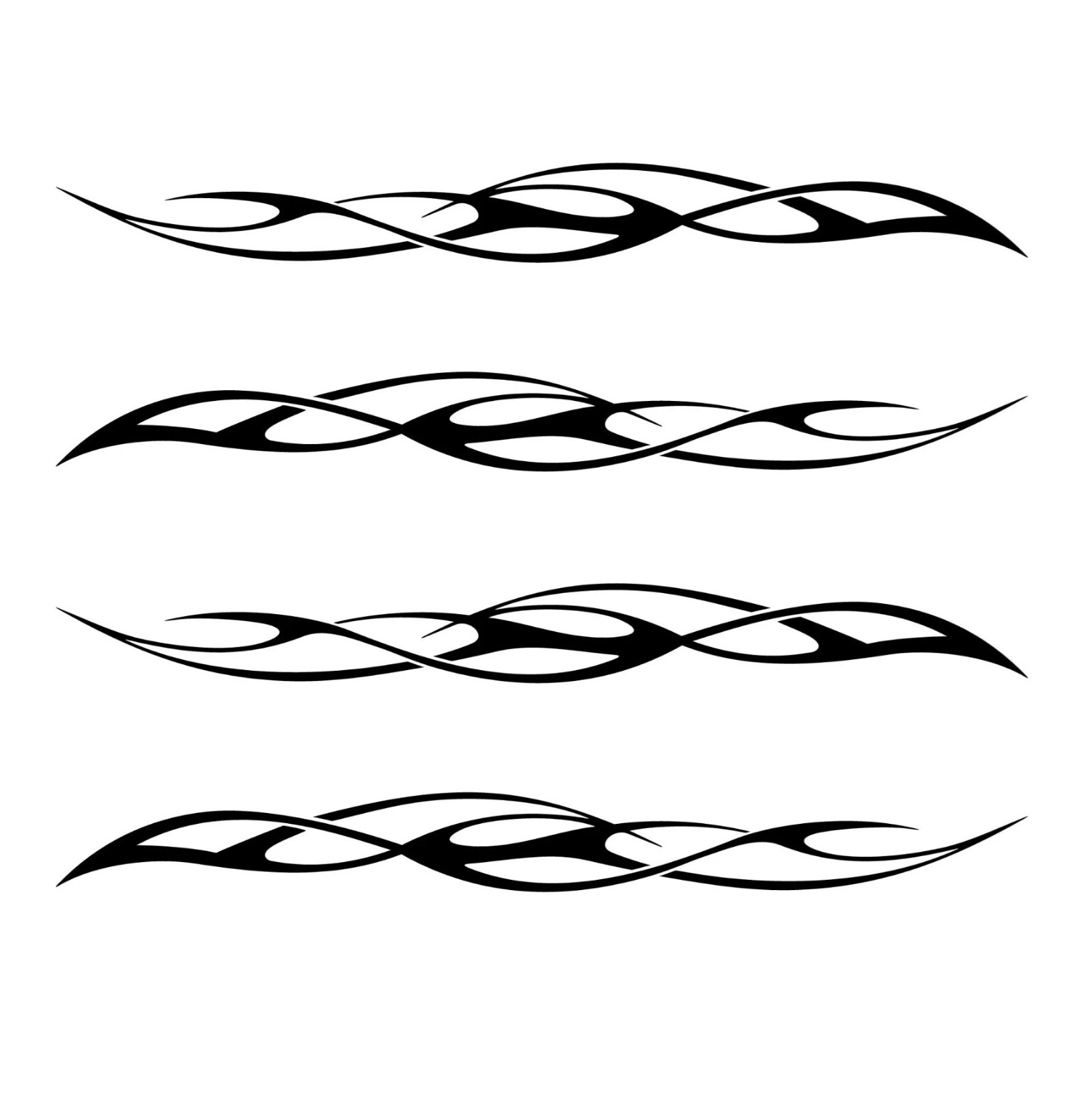 Flame Decal Hot Rod Flame Fire Tribal Flame Sticker Bike Car Truck Motorcycle