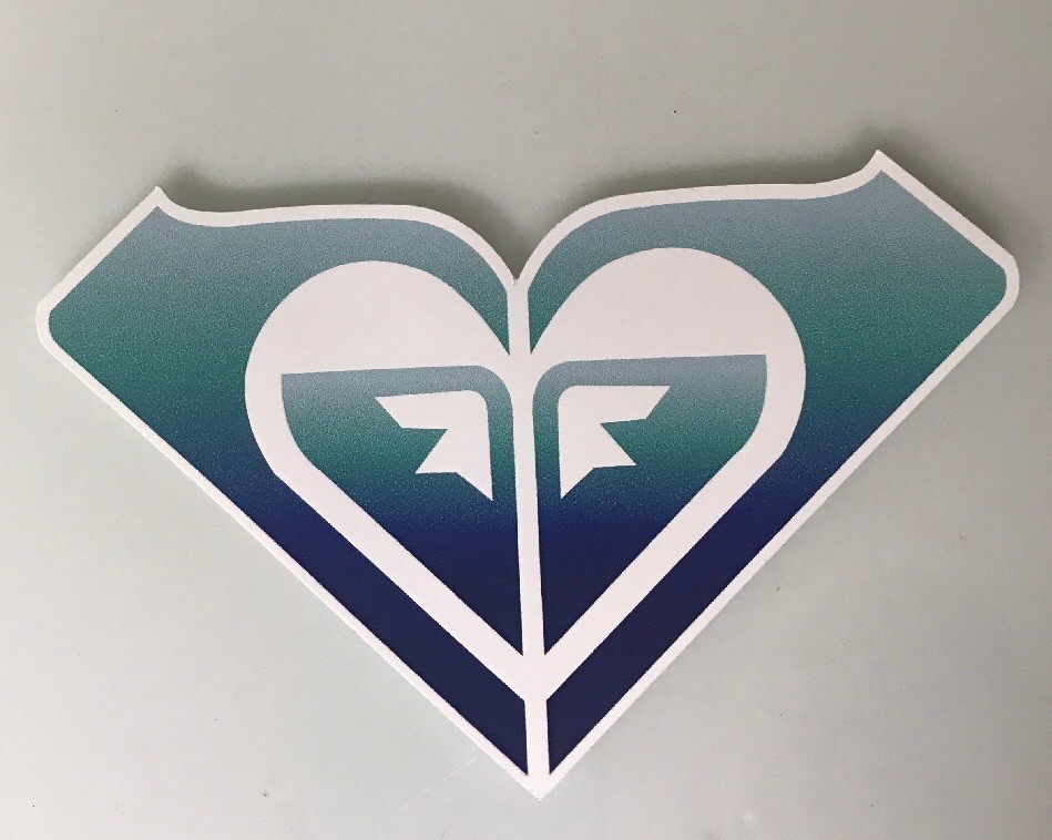 Roxy Surf Sticker – Surfer Girl Hawaii Beach Tropical Waves Surfboard Longboard