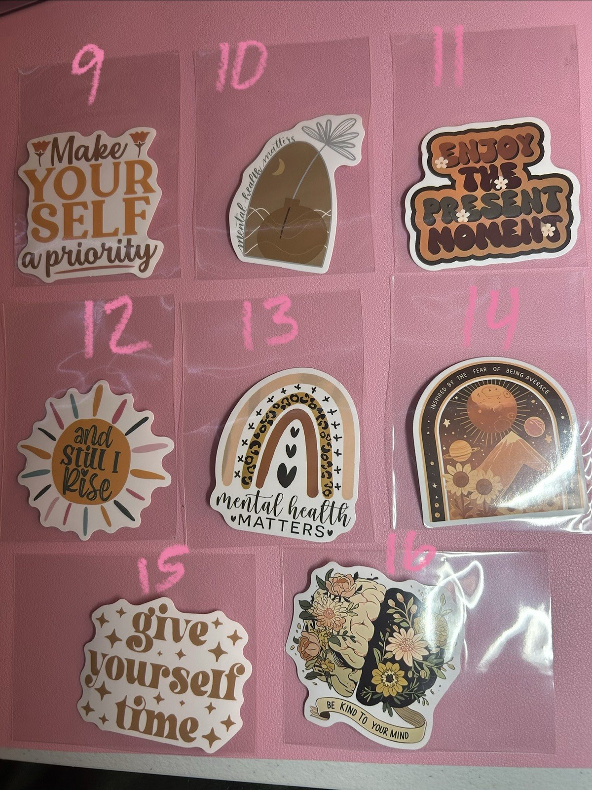 Mental health Inspirational Quotes , And More Stickers