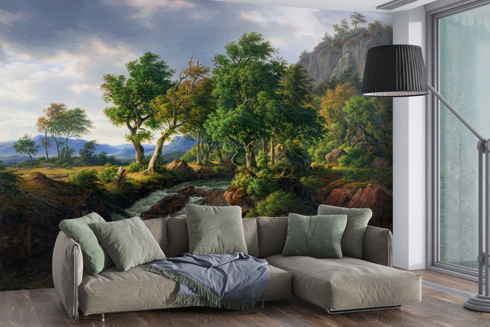 Classical Painting – Landscape Wallpaper, Wall Mural, Tapestry