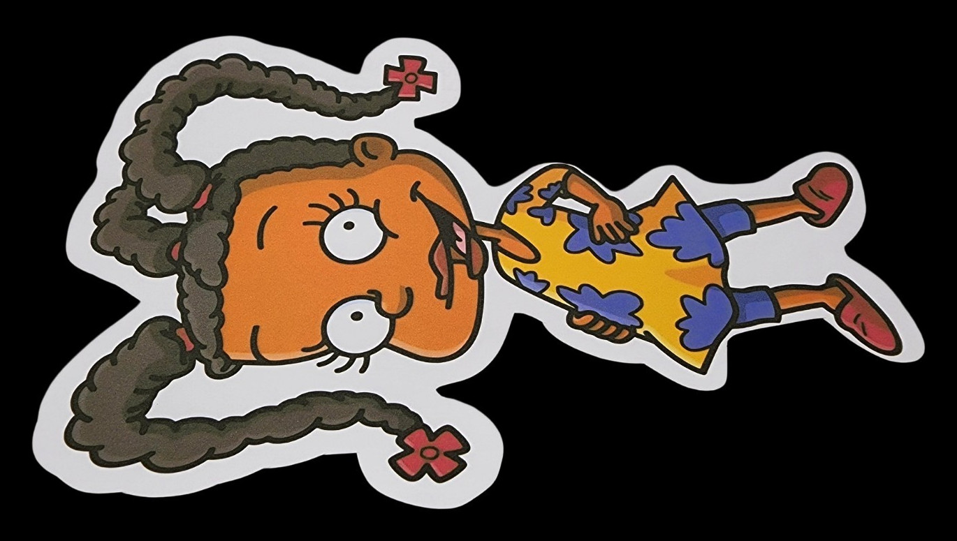 Susie Carmichael Rugrats Inspired Waterproof Car Decal Vinyl Sticker Cartoon