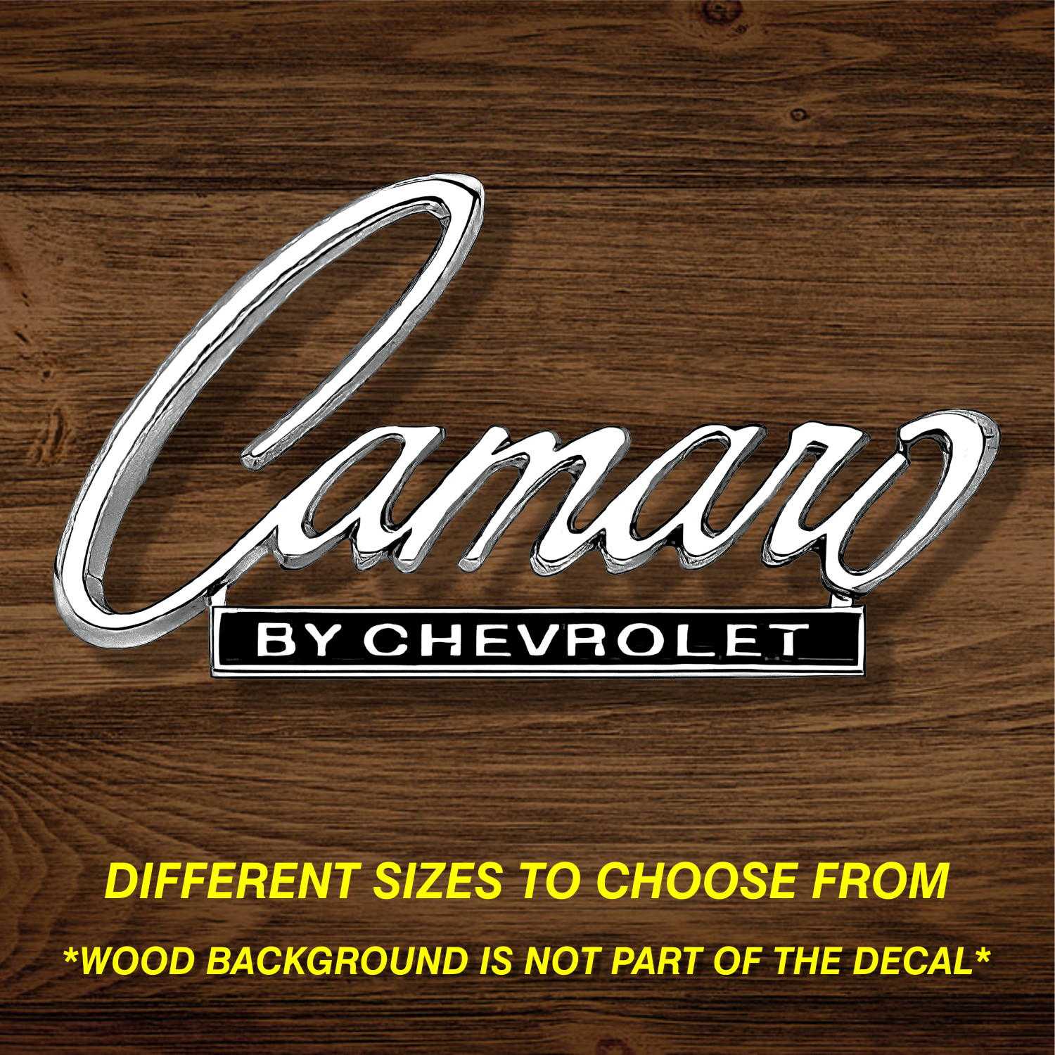 Vintage Chevrolet Chevy Camaro RS SS Z28 Badge Vinyl Decal Sticker Free Shipping