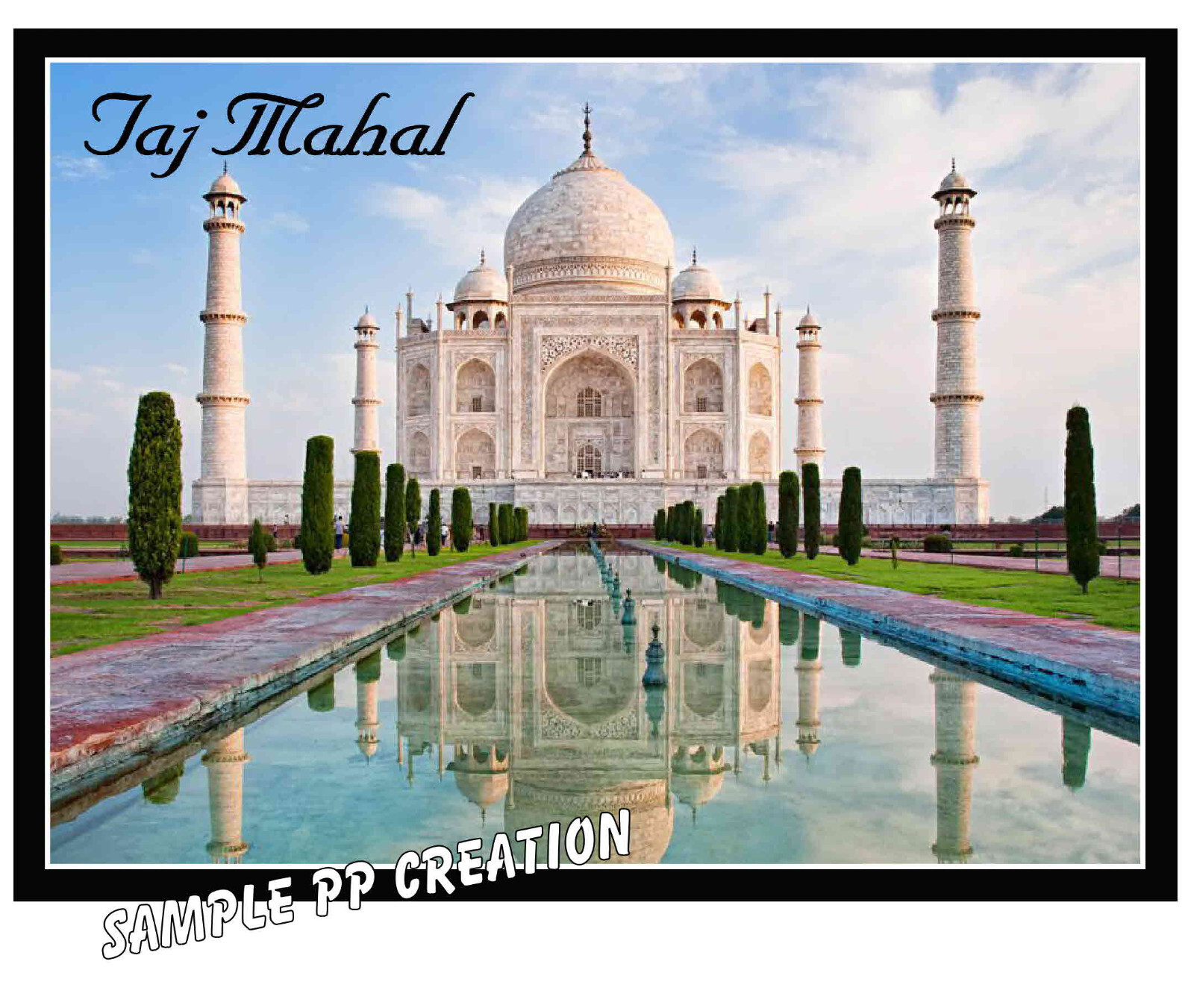 TAJ MAHAL, INDIA PHOTO FRIDGE MAGNET 4 X 3 inches TRAVEL