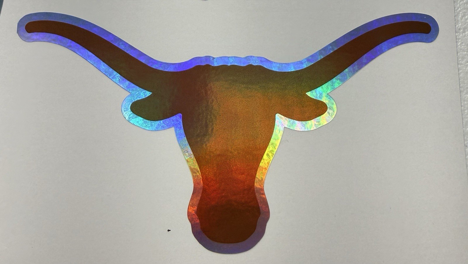 Texas Longhorns Holographic Vinyl Decal
