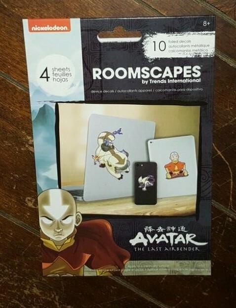 Roomscapes Avatar The Last Airbender 10 Foiled Decals -4 Sheets- For Devices!