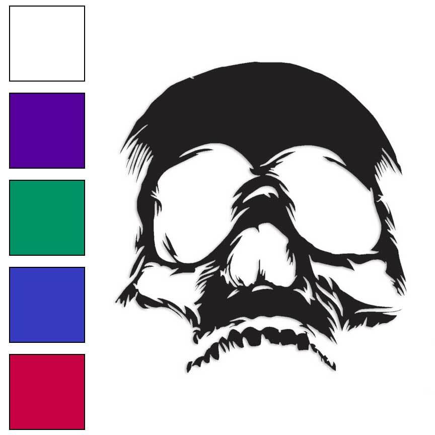 Dead Skull, Vinyl Decal Sticker, Multiple Colors & Sizes #1106