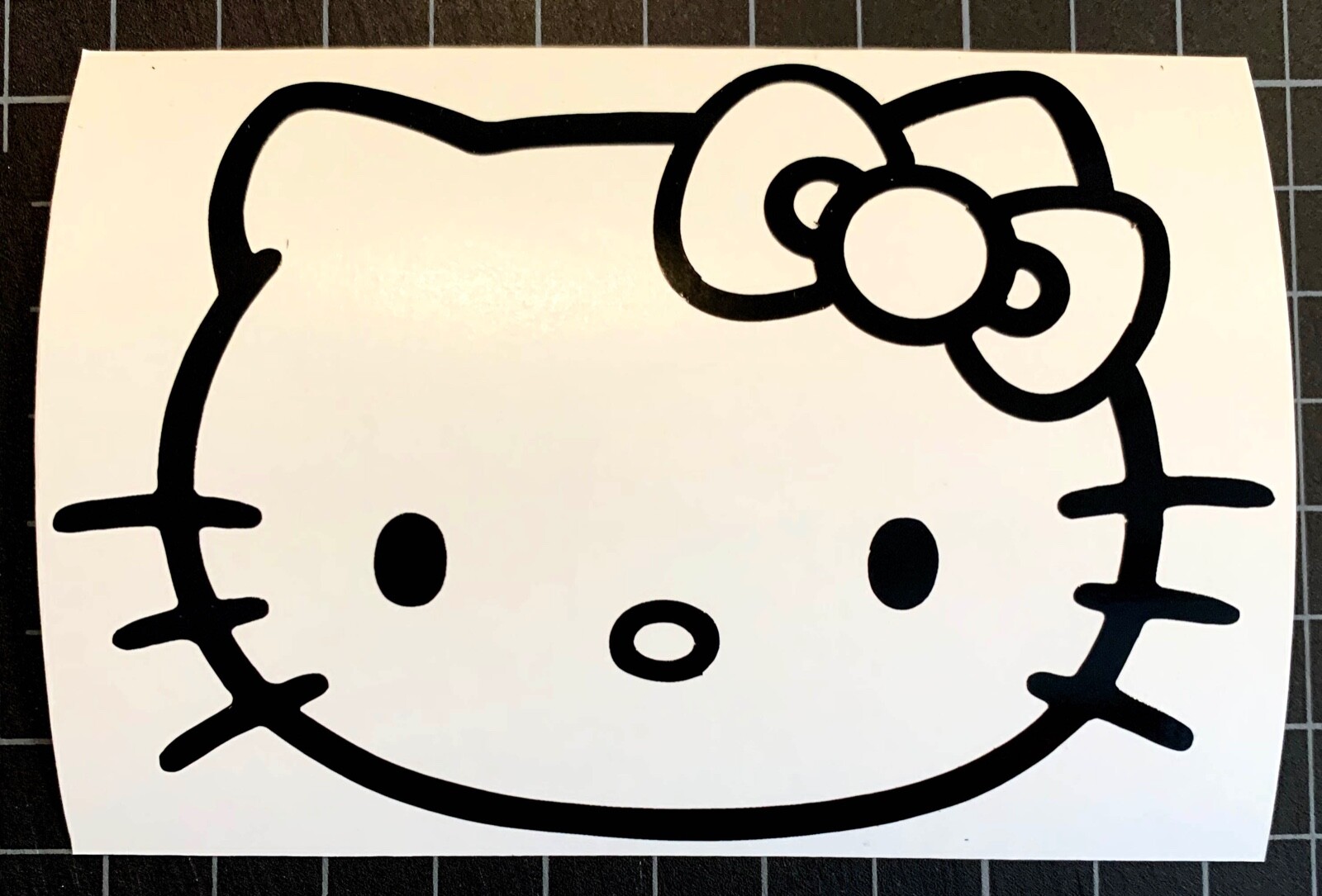 Hello Kitty Face Decal/Sticker