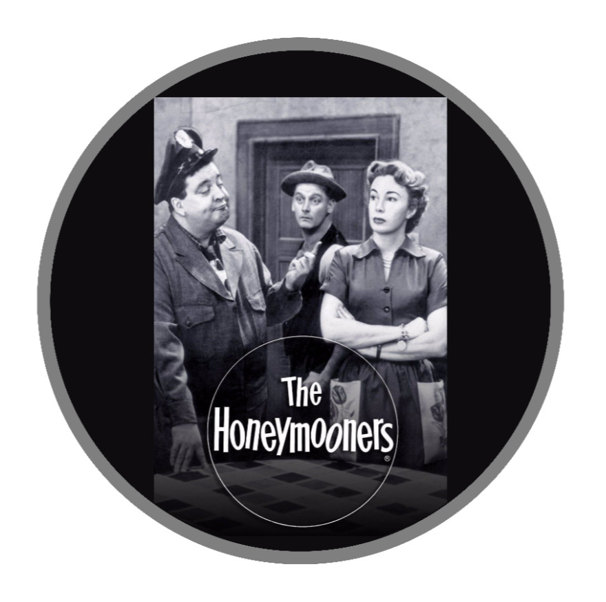 The Honeymooners B/W (Classic TV) – 4" Vinyl Decal Handmade Laptop Decor Vehicle