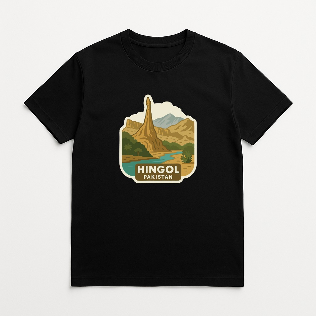 Hingol Pakistan Iron On Heat Transfer Vinyl HTV Die-Cut World National Parks