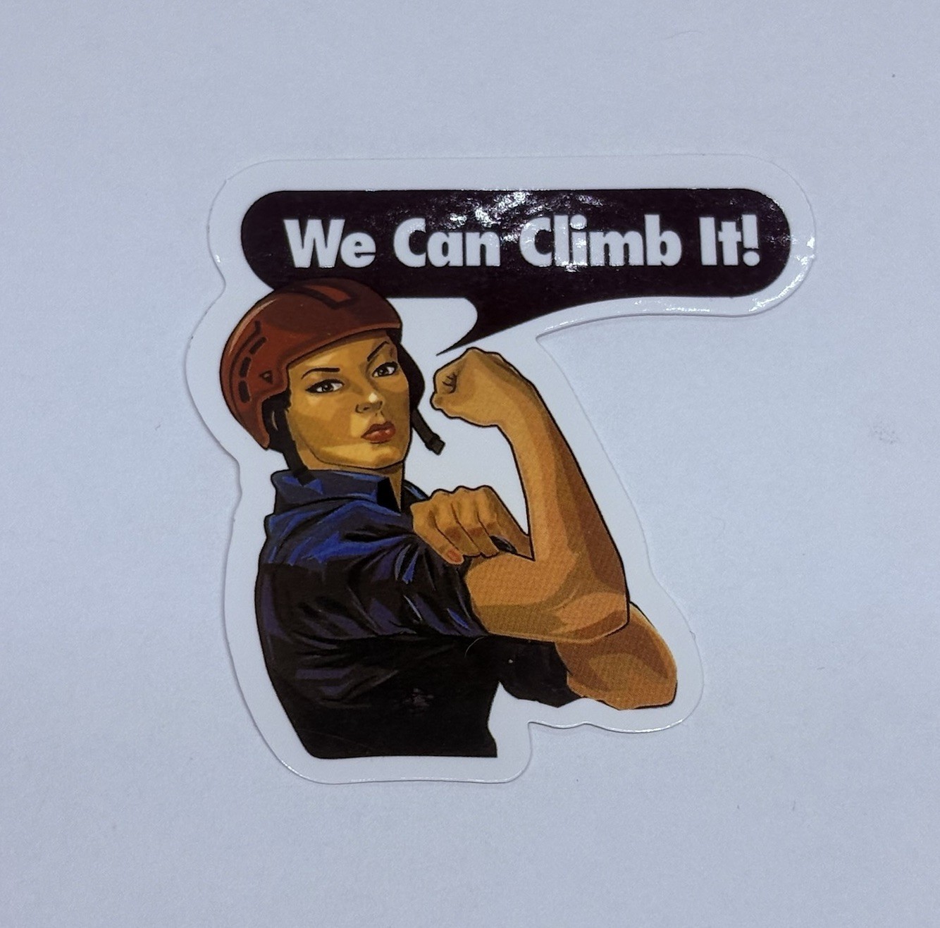“We Can Climb It” Hiking Sticker Mountain Climb Travel Decal Vinyl Art Decor Tc9