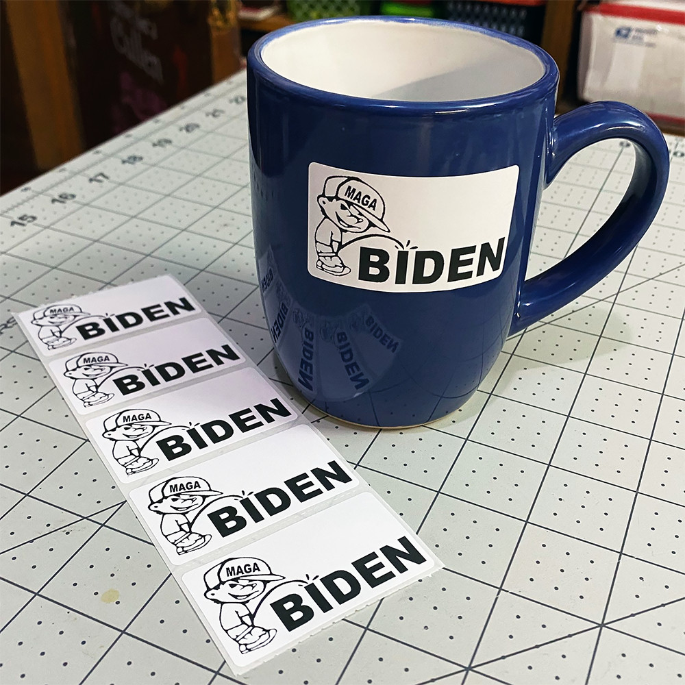 Piss On Biden Sticker – MAGA FJB – Bulk 25+ PCS Stickers Statement Action Packs