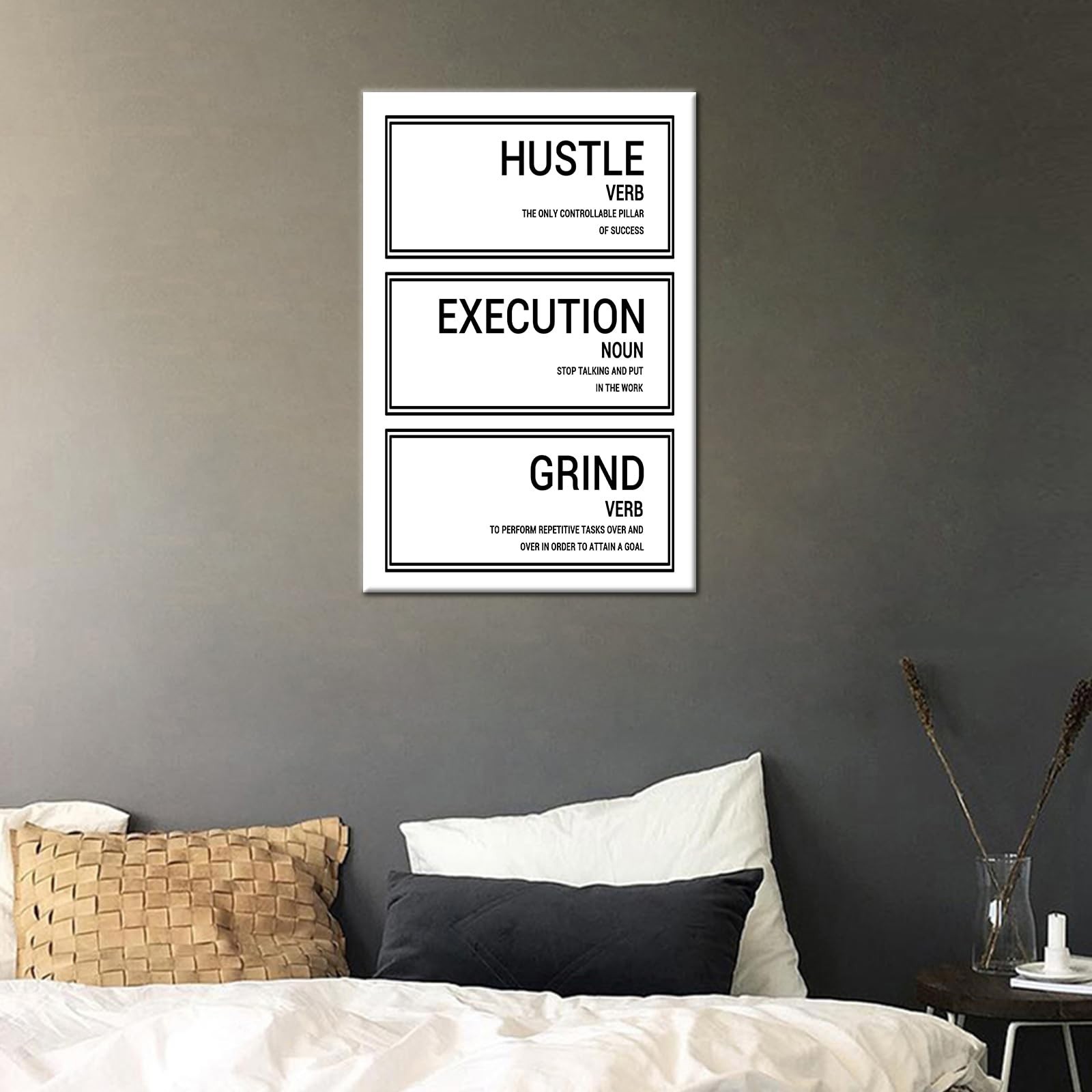 Inspirational Canvas Wall Art Motivational Wall Decor Posters Framed Painting…