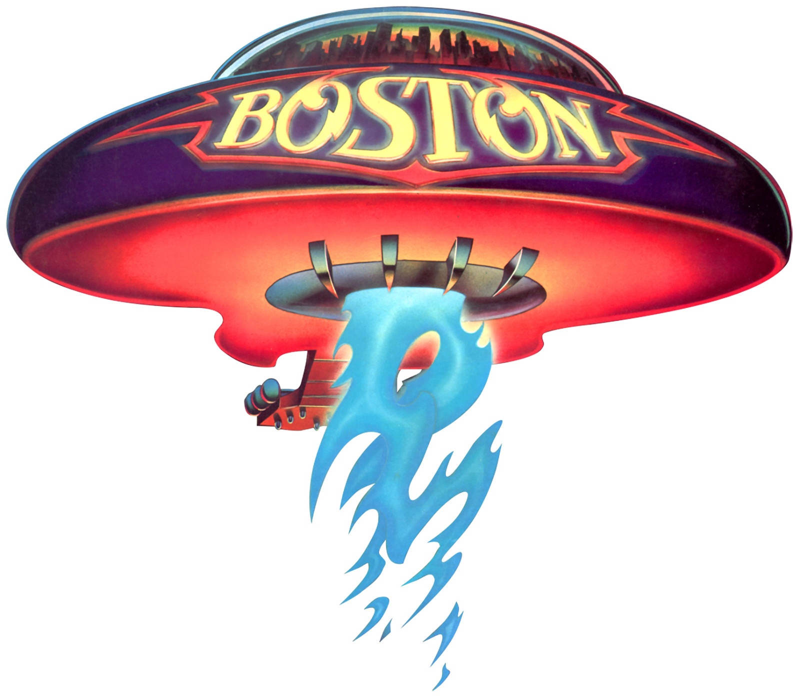 Boston sticker logo rock band weatherproof bumper vinyl decal