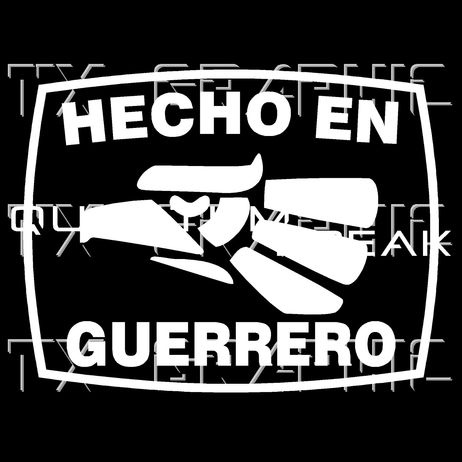 Hecho en Guerrero Estado de Mexico Aztec Aguila Decal Vinyl Sticker