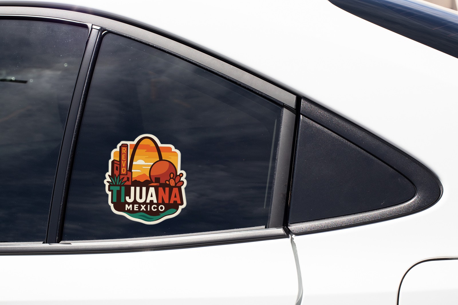 Tijuana Mexico Sticker Decal Vinyl Die-Cut City Skyline Landmark Design