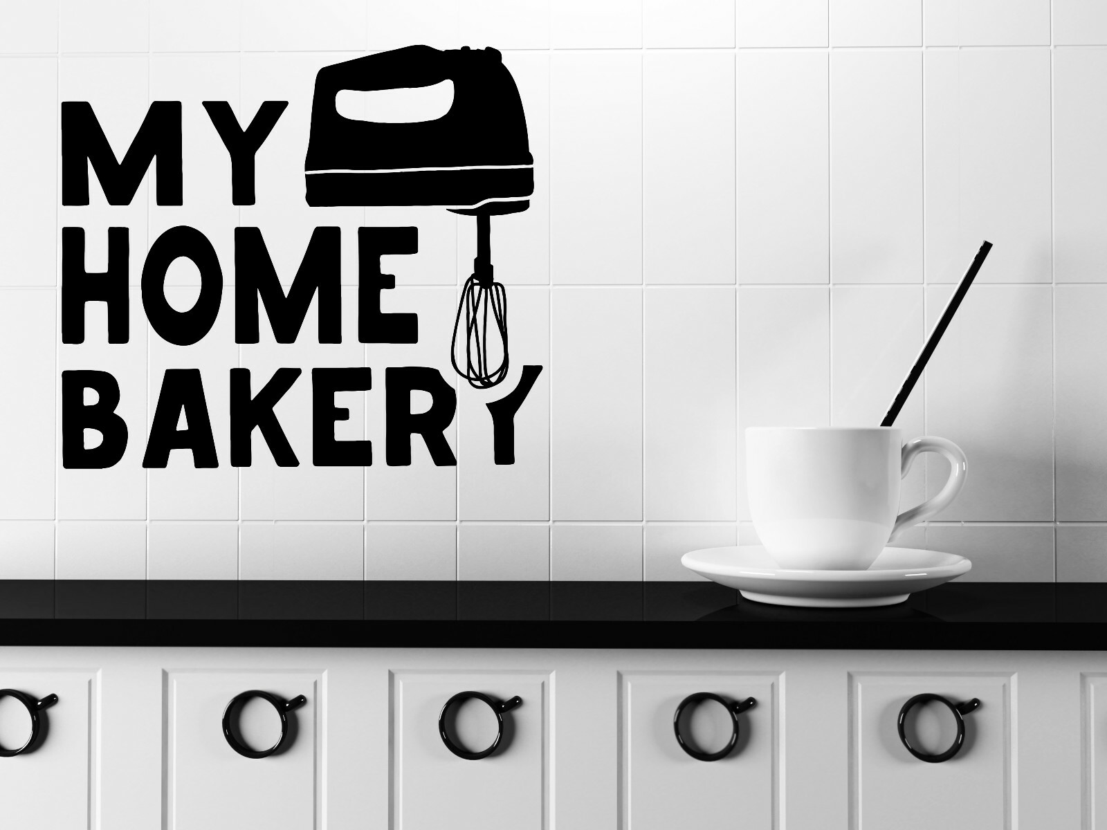Wall Decal Quote Words Kitchen Tools Home Bakery Decor Decor (n1140)