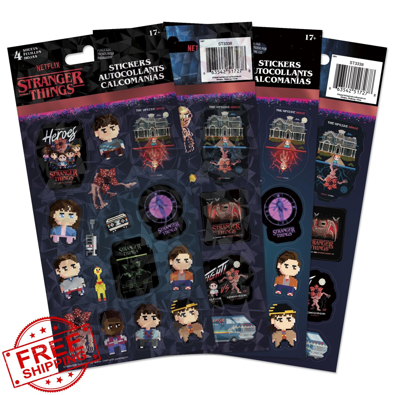 Trends International Stranger Things 5 sticker