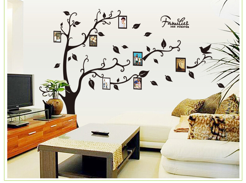DIY Removable Vinyl Wall Decal Family picture frame tree Sticker Home Decor