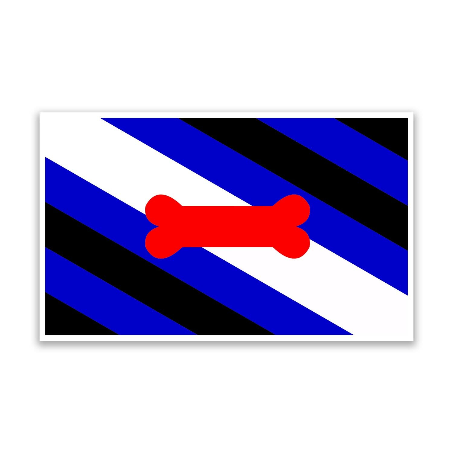 Pup Pride Flag Gay Pride LGBTQ 4" Vinyl Sticker – Includes Two Stickers