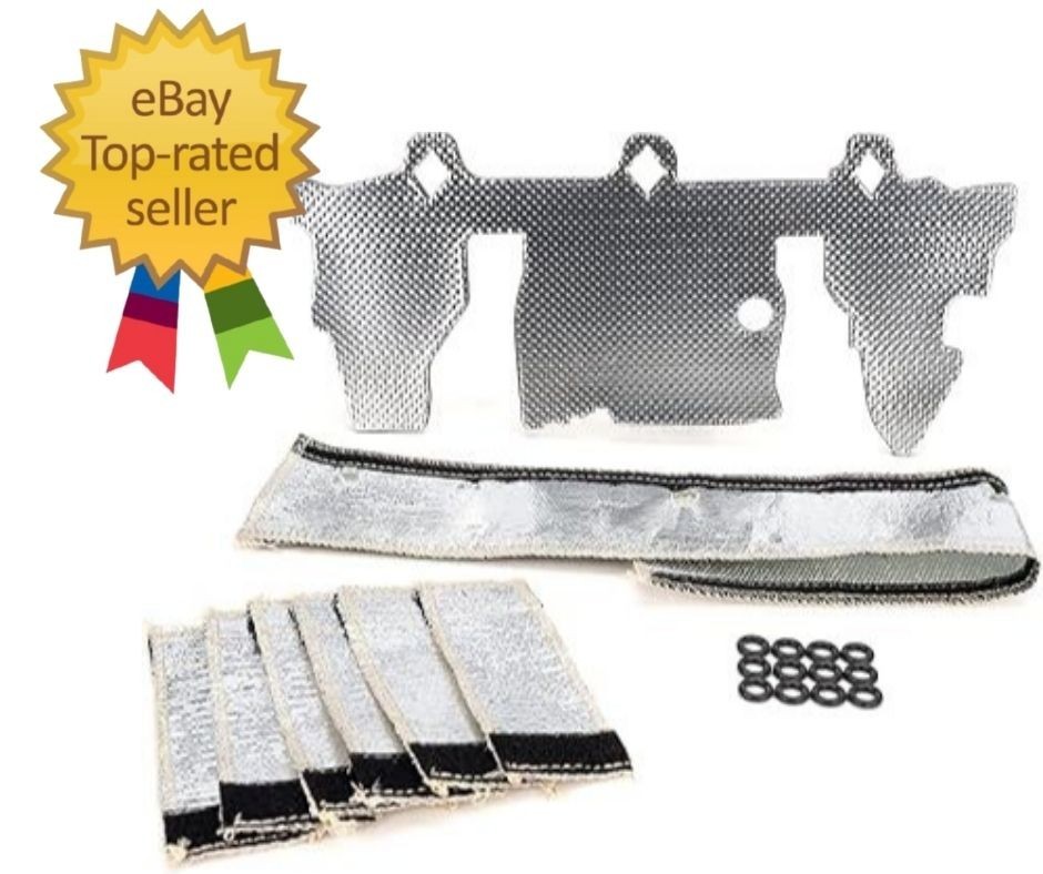 Upgrade Fuel Rail and Injector Cover Kit,Fuel Rail & Injector Heat Shield Kit…