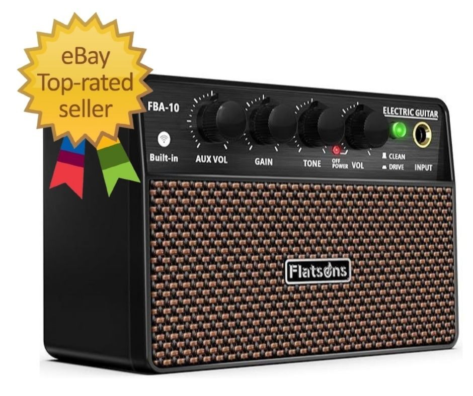 Beginner Guitarist Practice Amp – Flatsons FBA-10 10W Portable USB C